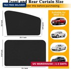 Car Windshield Sun Shade Privacy Covers   4 Pcs Car Window Shades For Baby Block L