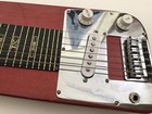 Artisan 6 Strings Electric Lap Steel Guitar Hawaiian - Red - With Shoulder Bag