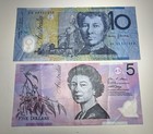Australian  5    10 Paper Banknotes