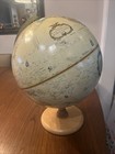 Replogle World Classic 12    Raised Relief Globe Genuine Hardwood Base Usa Retro