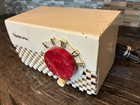 Vintage 1950s Art Deco Mcm Midget Motorola Tube Radio Model 5r1 Not Working