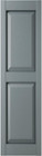 14 3 4 w X 47 h Lifetime Vinyl  Standard Two Equal Panels  Raised Panel Shutters