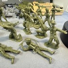 Vintage Louis Marx Tim Mee Bmc Rinco Plastic Army Men Lot Military Tanks 2 5lbs 