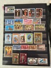 Collection Foreign Cards Paged Mint Used  All British Anguilla S sheet N166