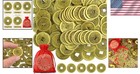 Collectors 240 Feng Shui Coins With Lucky Pouch - Explore Good Fortune   Wealth