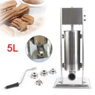 5l Heavy Duty Commercial Manual Churro Maker Machine   4 Nozzles Stainless Steel
