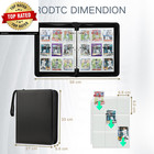 Trading Card Binder With Sleeves 9 Pocket Premium 720 Double Sided Pocket Pu Car