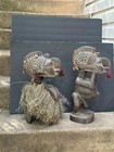 Pair Of Vintage Baga Nimba Figures - Male And Female Fertility Sculptures 19 18 