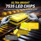 Auxito H4 9003 Led Headlight Ultra Bright Bulbs Kit 80000lm High low Beam Light