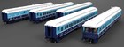 Broadway Limited 9717 Ho Holiday-theme Heavyweight 5-car Passenger Set Bluewhite
