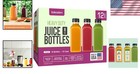 8oz Plastic Juice Bottles With Caps - 12 Pack