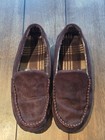 Mens Moccasin Slippers Memory Foam Warm Plush Fluffy Indoor outdoor - M 13 Brown