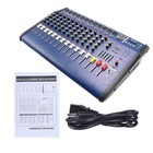 4 6 8 12 Channel Power Amplifier Pro Dj Bluetooth Karaoke Mixer Audio Mixing Amp