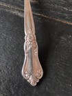 Vintage Soup Spoon Floral Scrolls William A Rogers Oneida 6  Inch