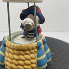 Vintage Schmid Music Box Mickey Mouse Hot Air Balloon