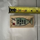 Stampabilities Your The Milk To My Shake Wood Mount Rubber Stamp