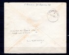 Croatia Ww2 Rare 1943 Fdc Travelled - With A Rare Hand Cancel