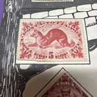 Tanna Ttuva 1935 Animals Set On Original Tasco Stamp Dealer Page In Mounts Nh
