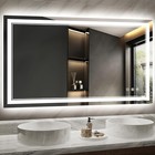 60   X36   Led Bathroom Mirror Dimmable Wall Vanity Mirror Vertical   Horizontal