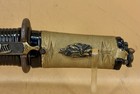 Japanese Edo Samurai Tanto Sword Signed Tang Shakudo Gold Silver Kogai