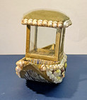 Handmade Shell Art Gondola W Windowed Box Seashell Sailors Valentine