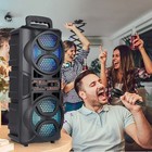 3000w Portable Bluetooth Speaker Sub Woofer Heavy Bass Sound System Party remote