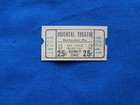 Vintage Oriental Theatre 25 Cent Tickets  strip Of 4  Drive-in Movie cinema - Pa