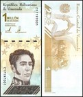 Venezuela 1 Million  1 000 000  Bolivar Soberano X 20 Pcs Unc Banknotes   Bonus