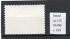 Swaziland Qe2 1962-66 2r Carmine-red   Ultramarine Sg 105 Vlh mint