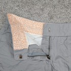 J  Crew Chino Broken-in Women s Short Shorts 100  Cotton Gray Measured