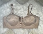 Playtex 18 Hour 4803 Full Coverage Bra Unlined Wire Free Womens 42dd Beige New