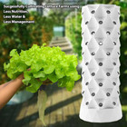 80 Pots Vertical Hydroponics Tower Systems Set Hydroponic Growing Kit 110v White
