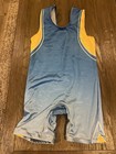 Mens Ucla Bruins Wrestling Singlet Blue Yellow Powerlifting Singlet M