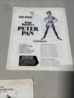 Peter Pan Pressbook 1970s Walt Disney   Ad Pad Combo