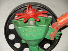 Vintage Cast Iron Midget Wheel  Farm  Tool Garden Seed Planter W Handle -58  Exc