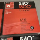 Basf Lp35  Long Play Tape Reel  7  1800 Ft Lh Hifi Brand New Sealed -  lot Of 4 