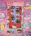 Hello Kitty   Friends X Baggu 3 Pc 3d Zip Set Travel Bags Cowboy Western             