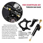 For Svartpilen 401 Carbon Fiber Steering Damper Cnc Torsion Bar Mount 2018-2023