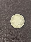 Vintage 1931 Kingdom Of Iraq 50 Fils Faisal I Km 100 Silver Plated Original Coin