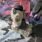 Vintage Retired 1987 Grey Applause Teddy Bear Plush Tie Hat  Vest  Original Tags