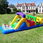 22ft Commercial Pvc Inflatable Bounce House Obstacle Course Castle For 4-6 Kids