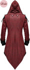 Mens Medieval Renaissance Costume Gothic Viking Vampire Steampunk Coat Large