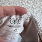 Athleta Girl Sports Bra Criss Cross Back Light Pink Blush Size Large 12