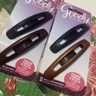 2 goody Ouchless Comfort Flex Barrettes Fewer Snags   Pulls No Metal Plastic 2pk