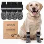 4-pack Outdoor Indoor Anti-slip Waterproof Dog Socks With Straps - Paw Protectio