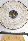 Alro 200r 12 5cm 5-in   Dia Circular Slide Rule In Metal Clamshell