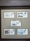 1982 Benham Maritime England First Day Covers Fdc Royal Navy Framed Stamp Set