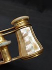 Antique Lemaire Paris Mother Of Pearl    Brass Opera Glasses Theater Binoculars