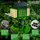 Solar Bird Feeders House For Outside Hanging metal Wild Bird Feeder For Outdoors