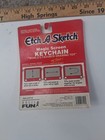 Etch A Sketch Magic Screen Keychain Mini Drawing Toy Vintage 1998 Mpn 571-0